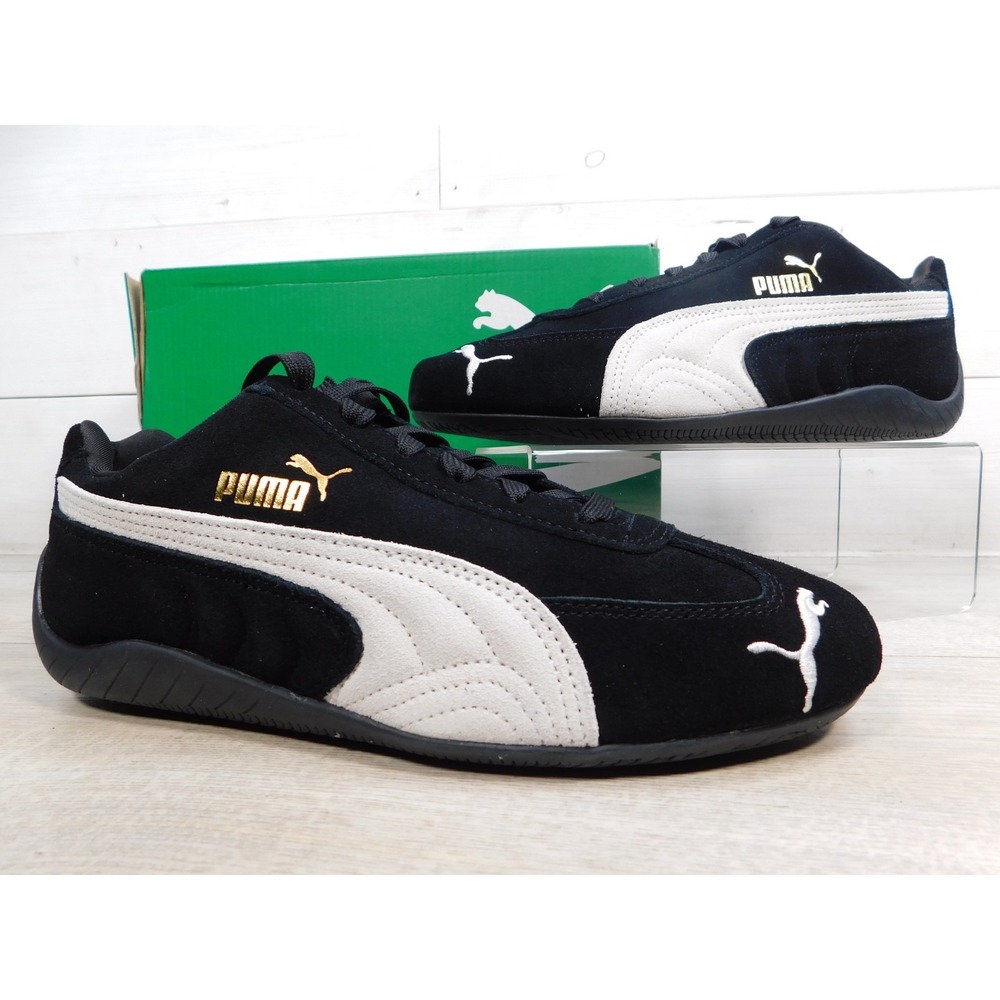 Puma Speedcat OG Black White 7Y Big Kid Women Size 8.5 Shoes NWB 401698-01